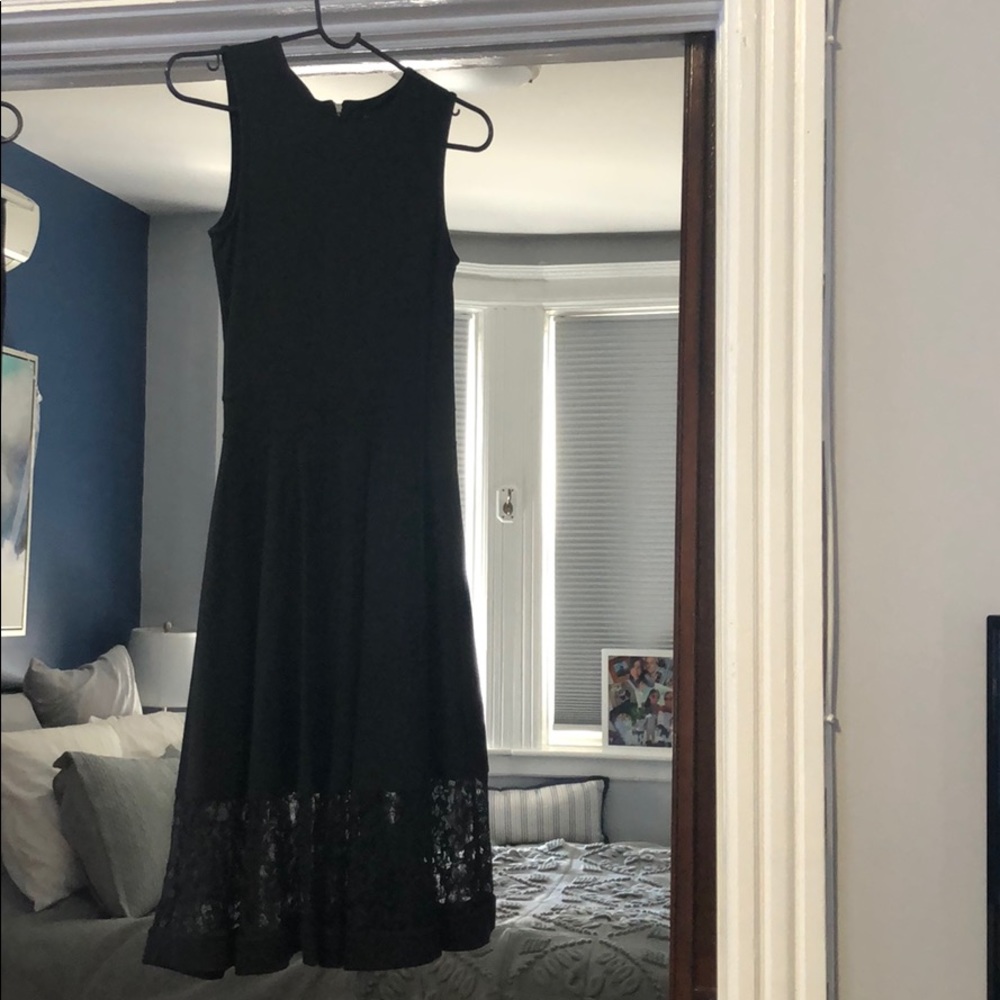 French Connection Lace Panel Dress
